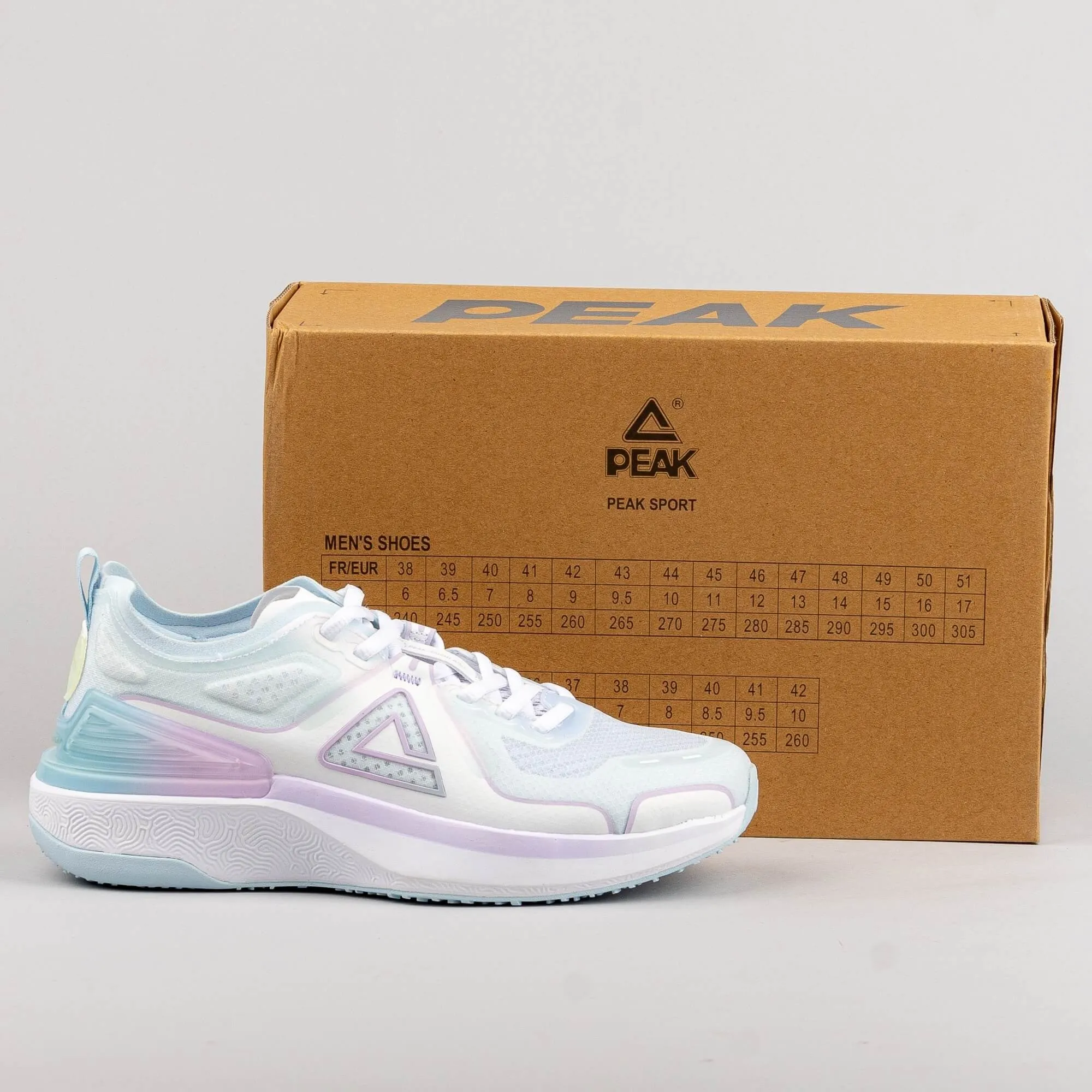 Dámske bežecké tenisky Peak Running Shoes Taichi 4.0 Pro Hy-Lan/Light Purple