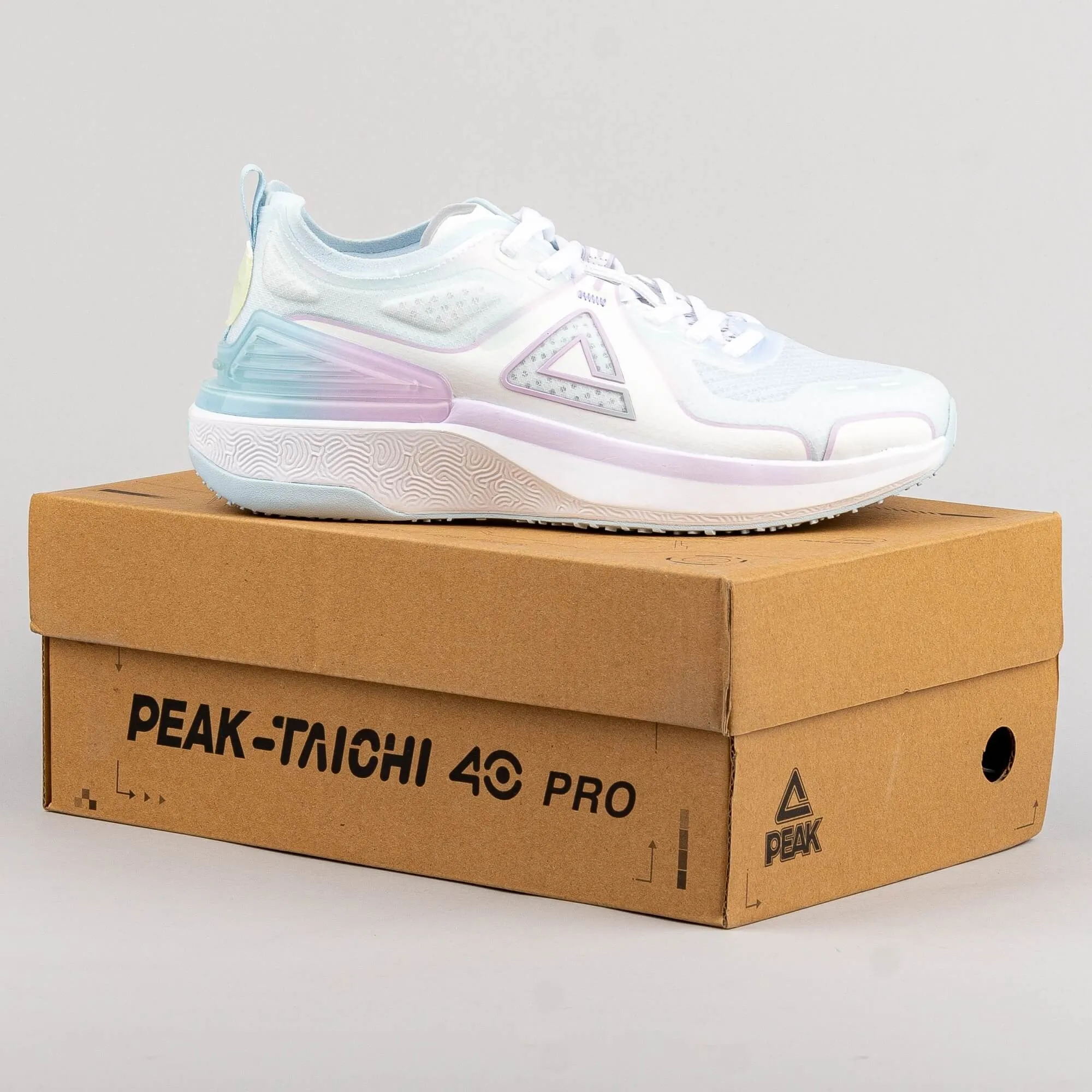 Dámske bežecké tenisky Peak Running Shoes Taichi 4.0 Pro Hy-Lan/Light Purple