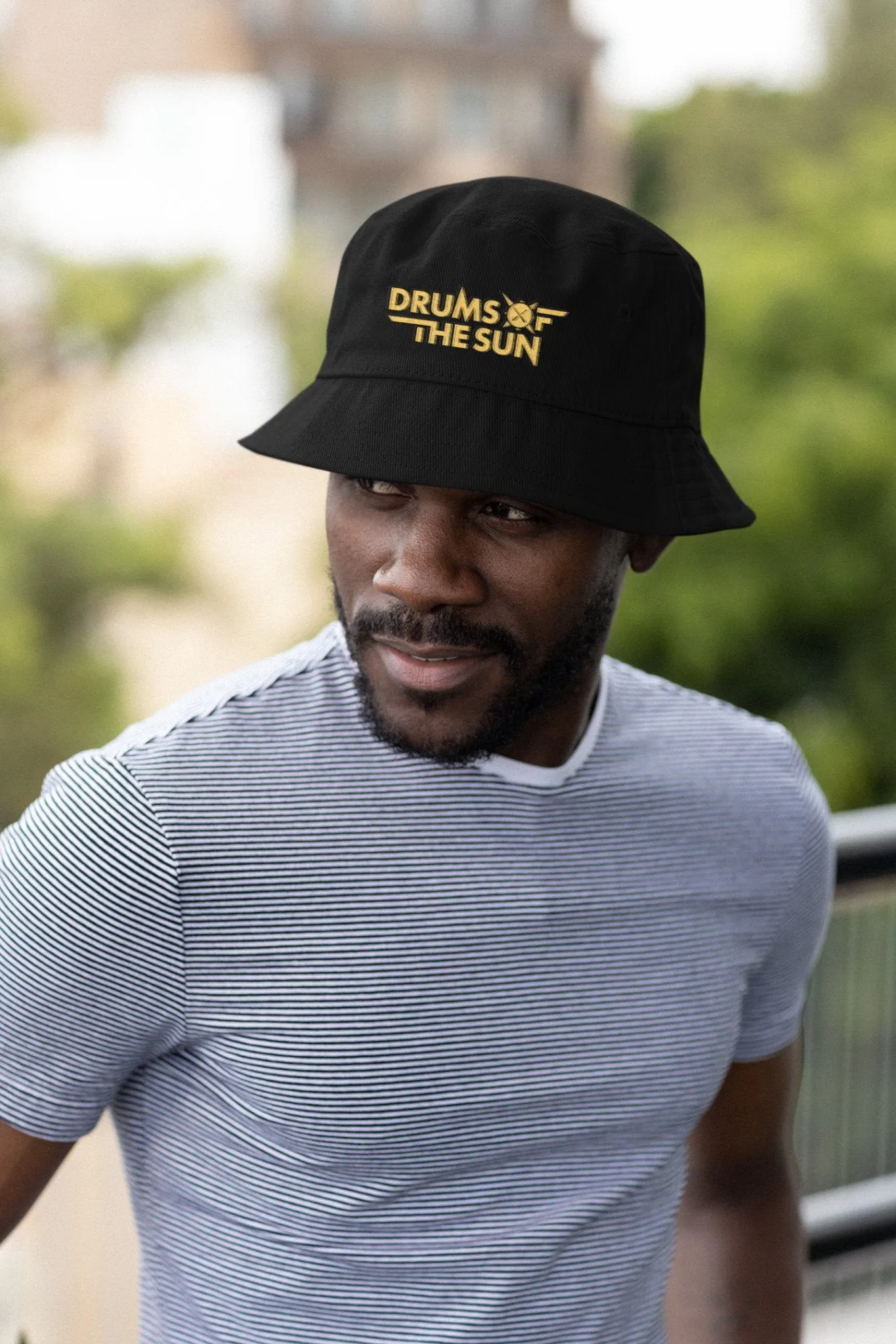 Drums of the Sun Old School Bucket Hat