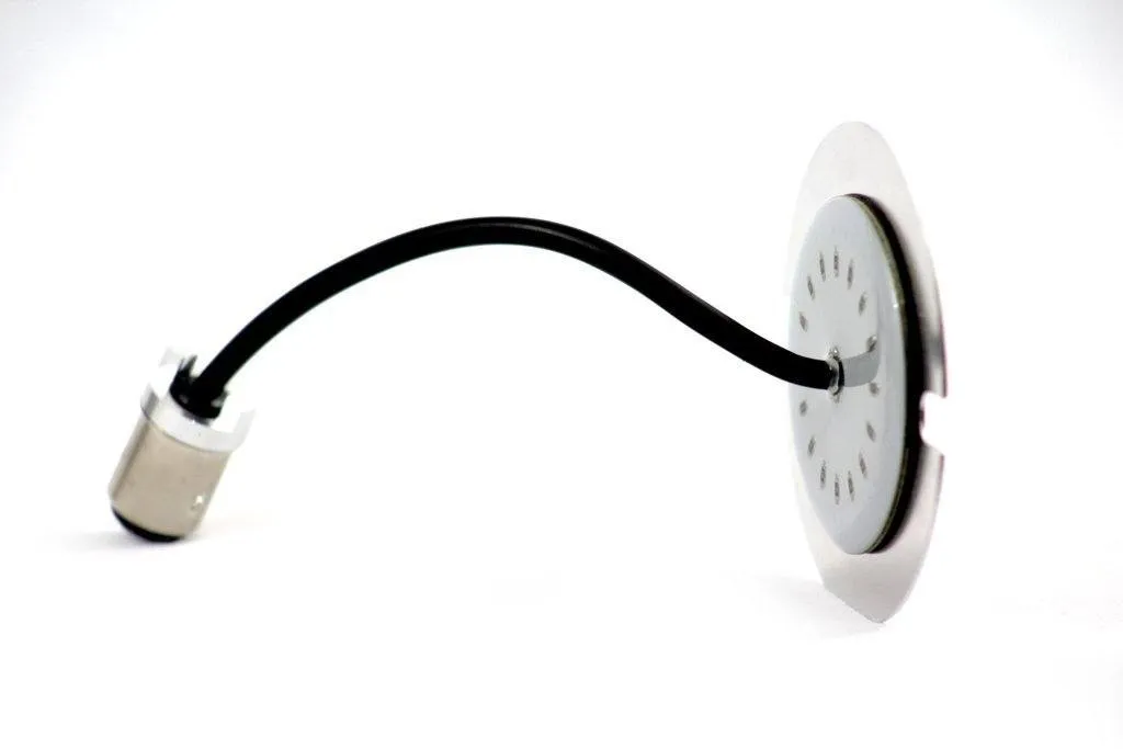 Eagle Lights 3 1/4" Front and Rear LED Turn Signal Kit For Harley Davidson Motorcycles - Generation II / Amber Rear Turn Signals