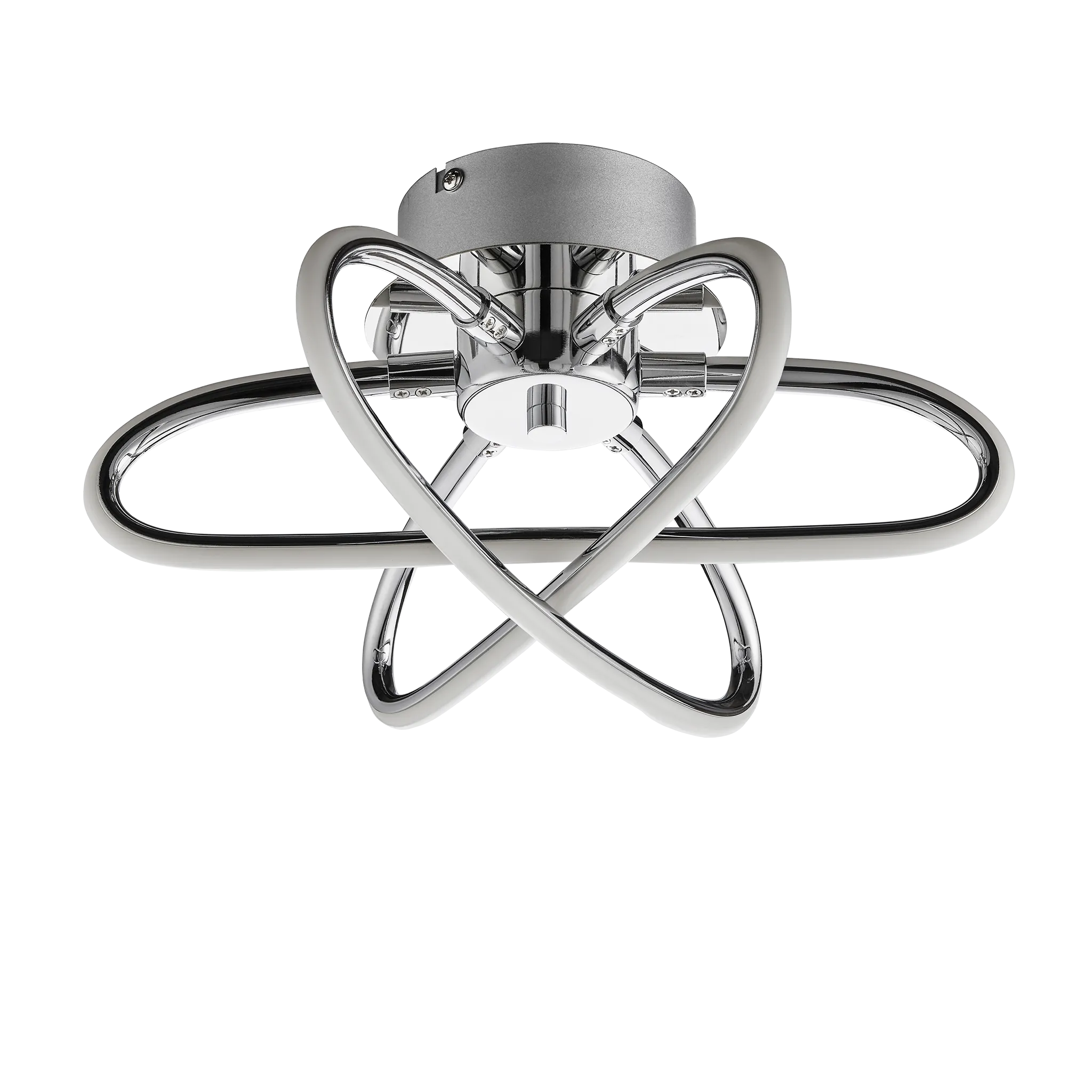 Eaton 30Cm Modern Integrated LED 3 Light Flush Ceiling Light