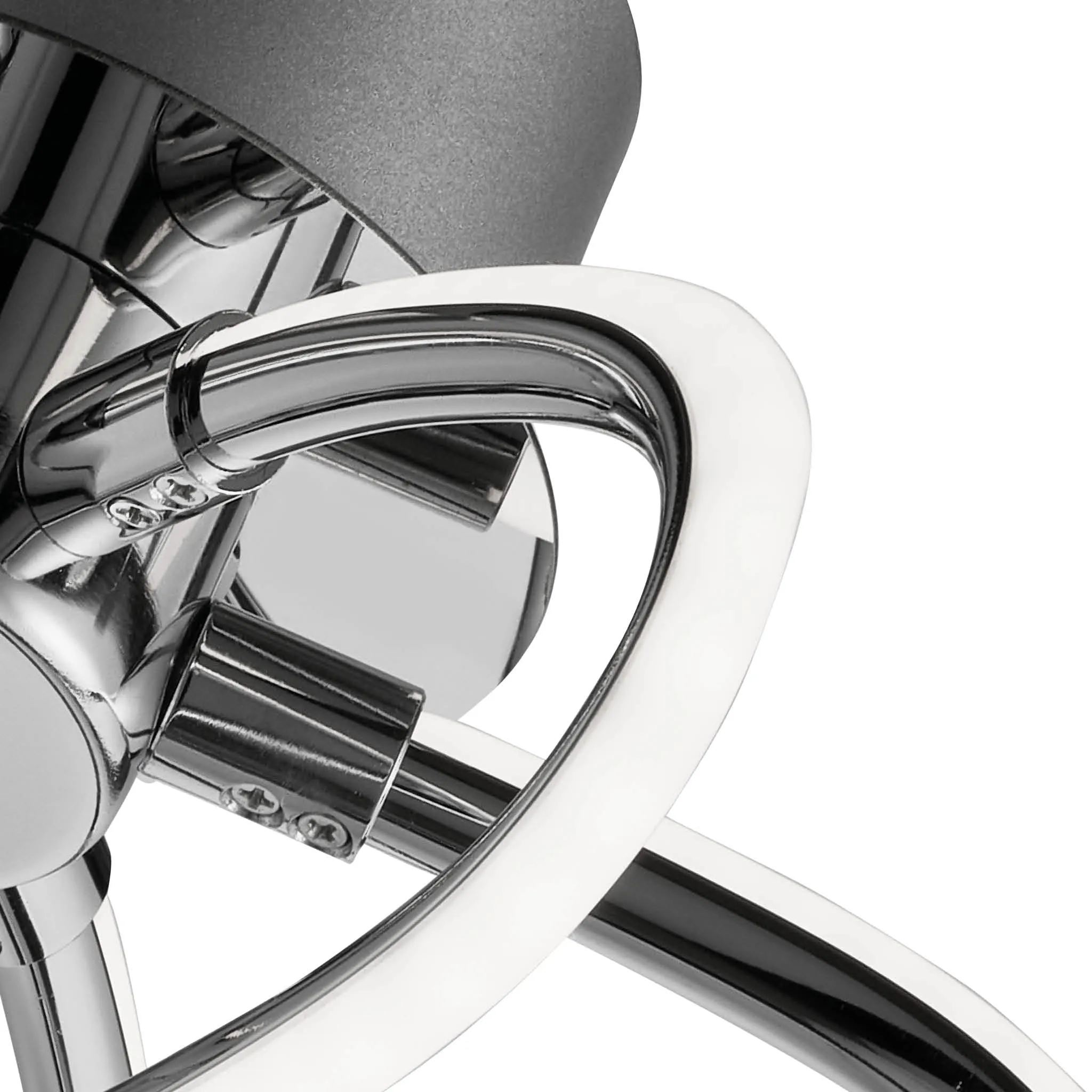 Eaton 30Cm Modern Integrated LED 3 Light Flush Ceiling Light