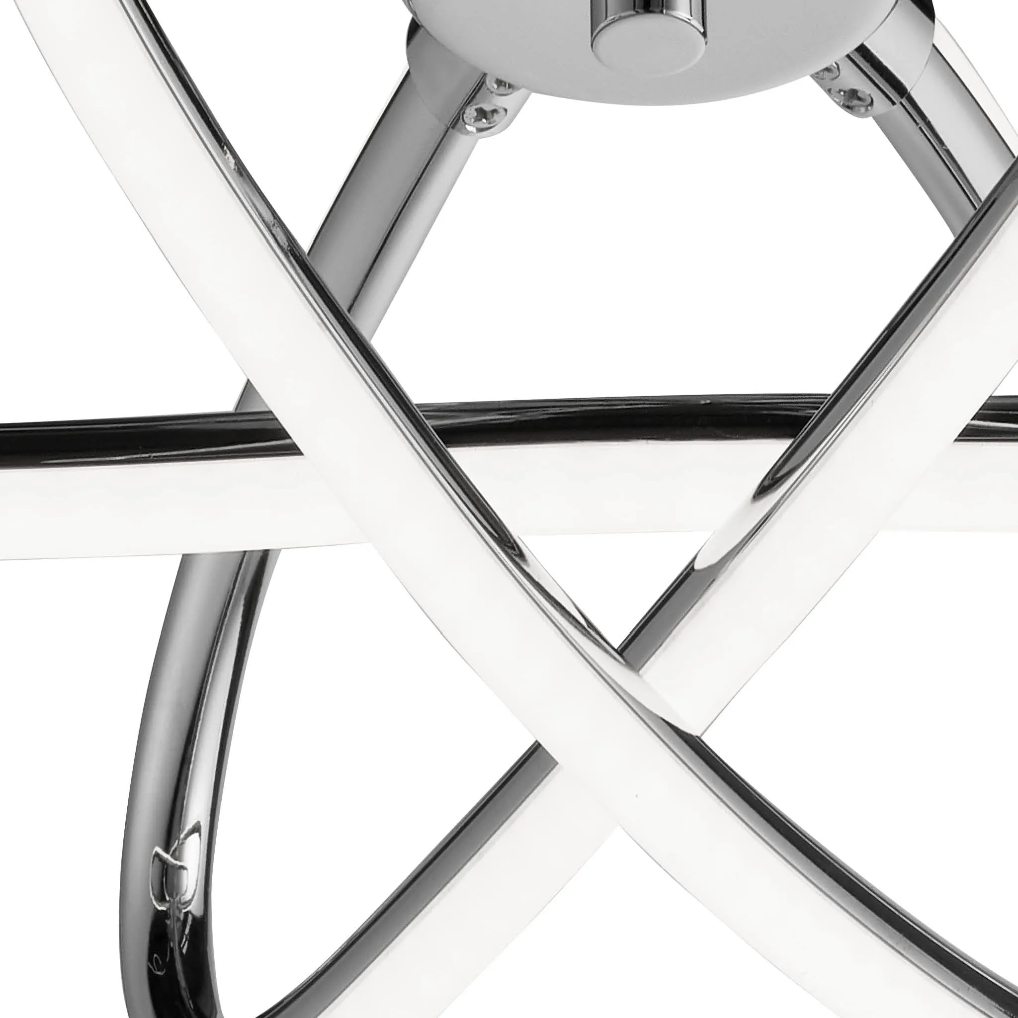 Eaton 30Cm Modern Integrated LED 3 Light Flush Ceiling Light