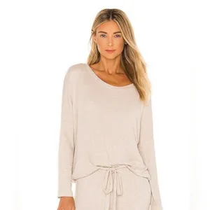 Eberjey Elon Ballet Top In Beige NEW size small