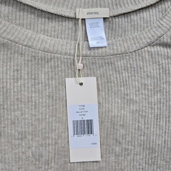 Eberjey Elon Ballet Top In Beige NEW size small