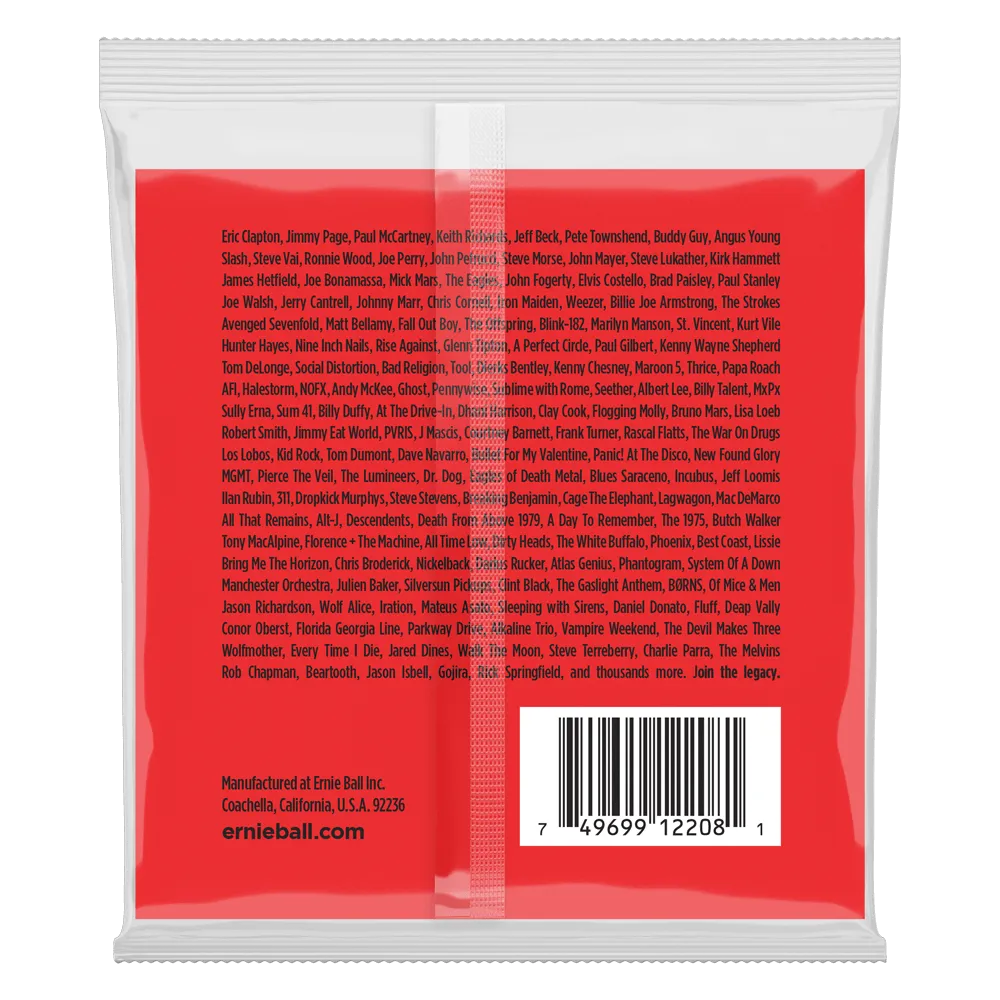 Ernie Ball Light Nickel Wound with Wound G Electric Guitar Strings, 11-52 Gauge