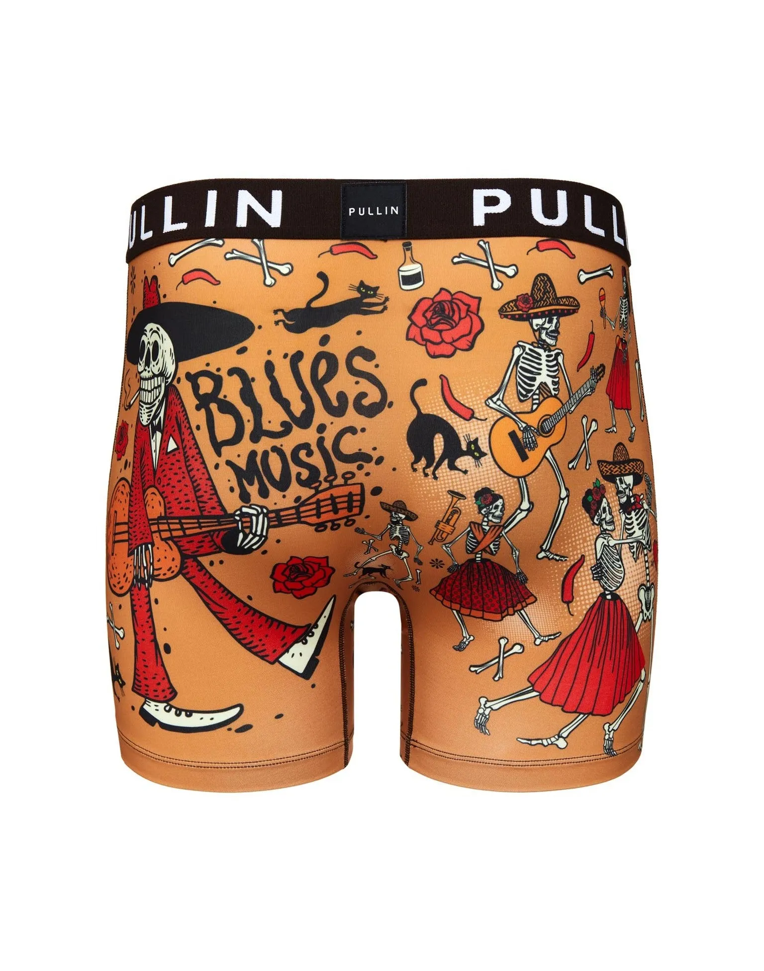 Fashion 2 Long Cut Blues 🎶 Print Underwear