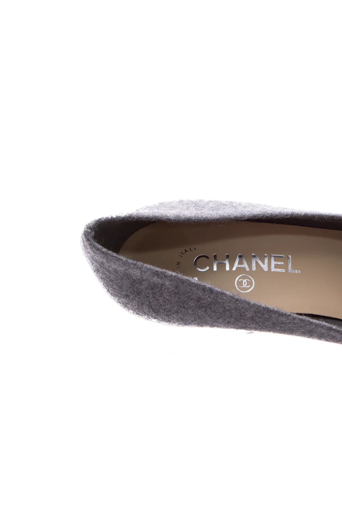 Felt Cap Toe Pumps - Size 39