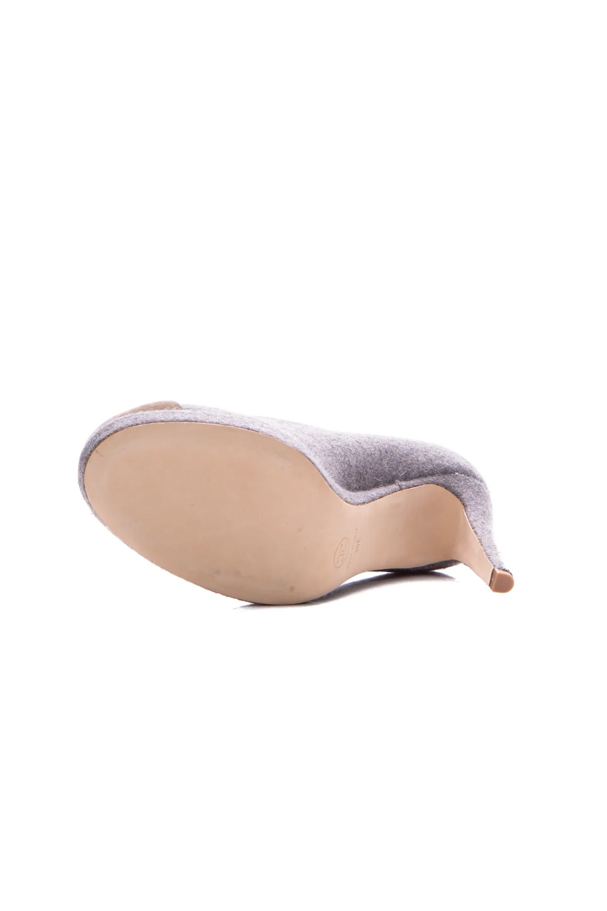 Felt Cap Toe Pumps - Size 39