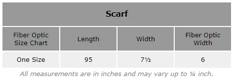 Fiber Optic Scarf