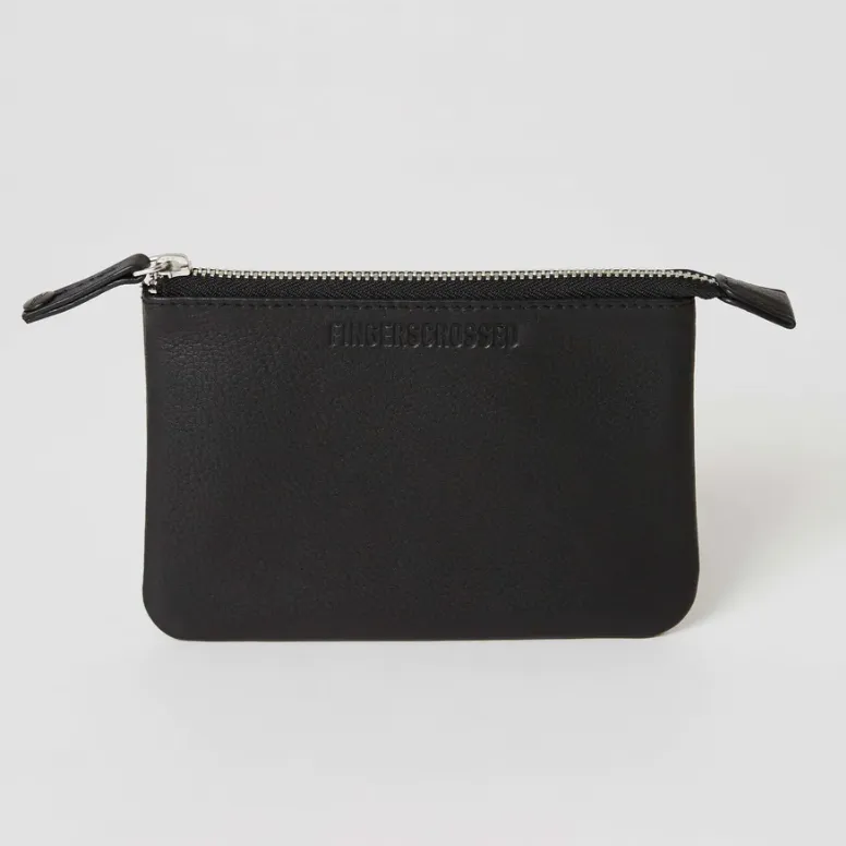 FINGERSCROSSED #Leather Pouch Big