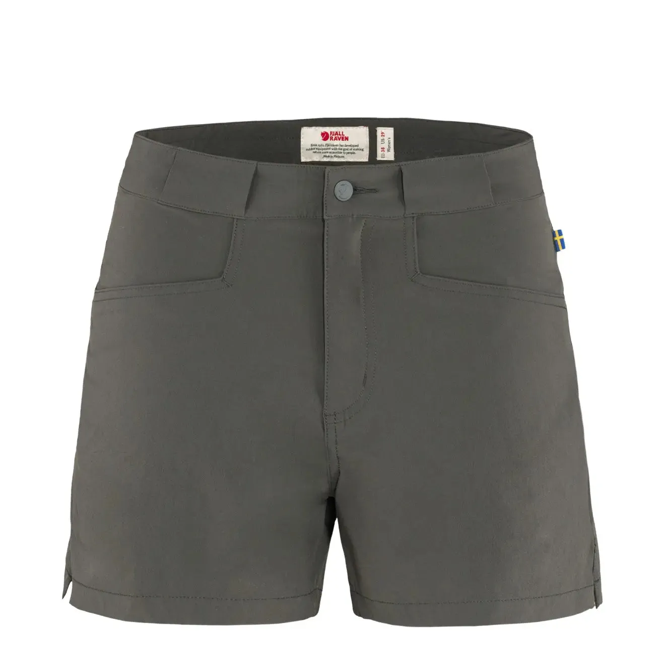 Fjallraven Womens High Coast Lite Shorts Stone Grey