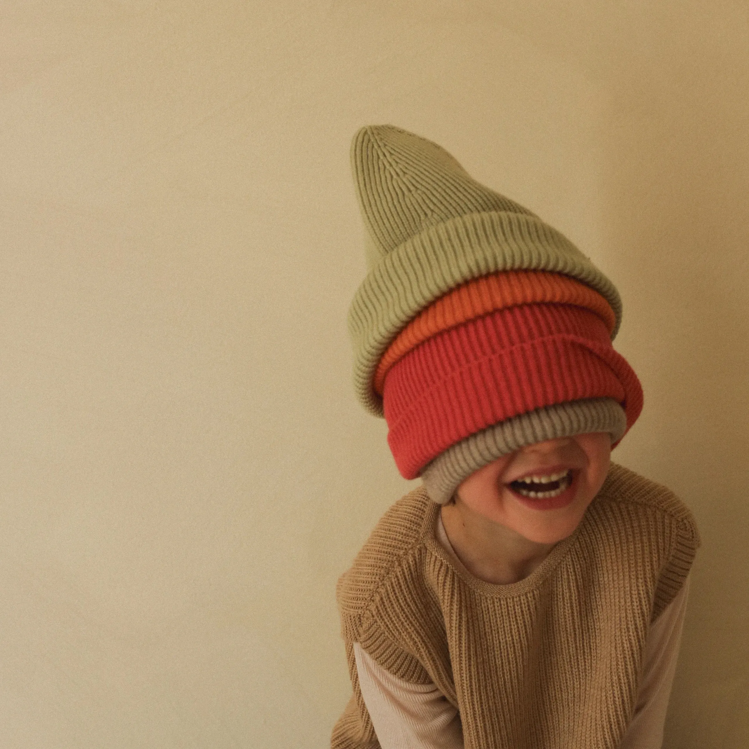 Fonzie Merino Wool Beanie (Mint)
