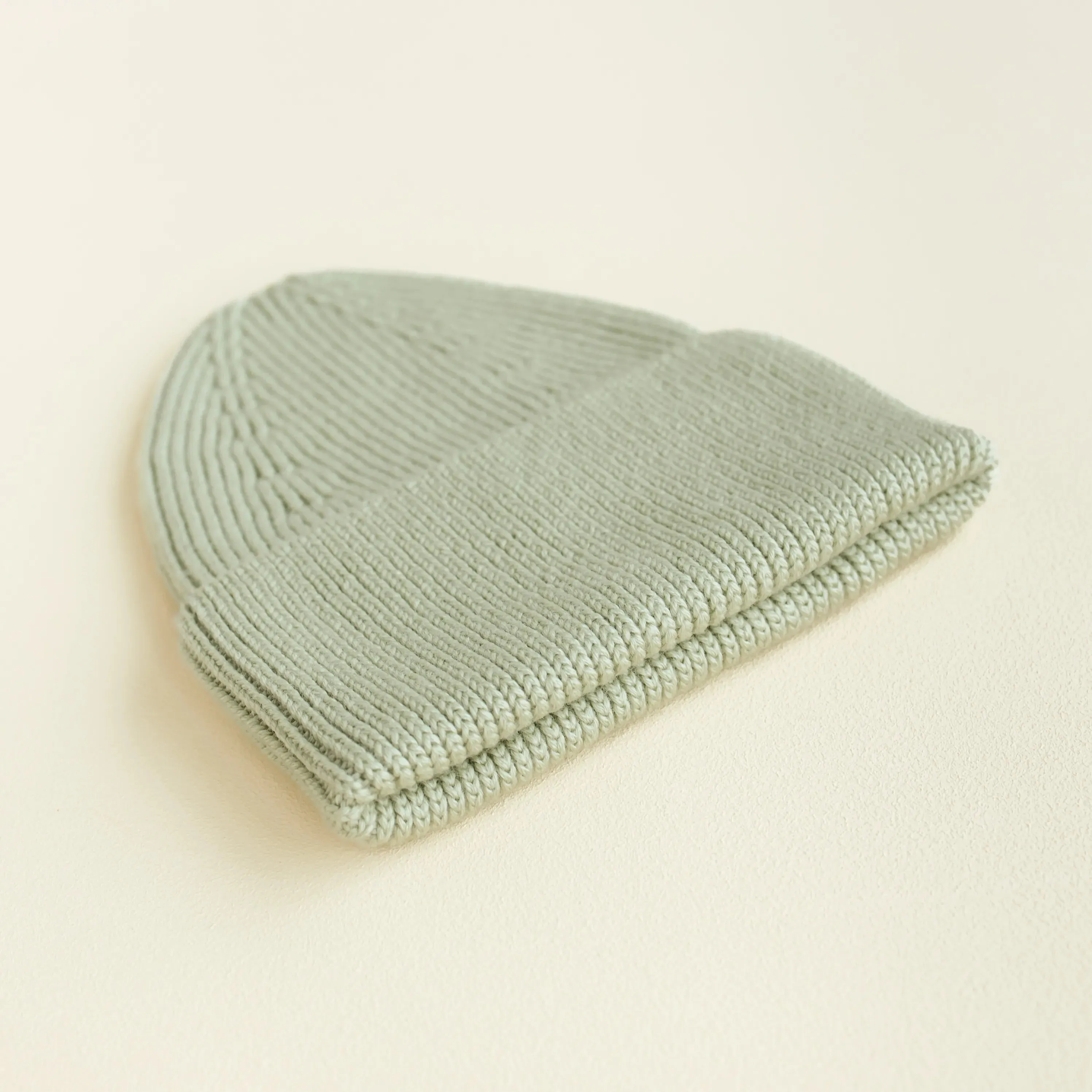 Fonzie Merino Wool Beanie (Mint)