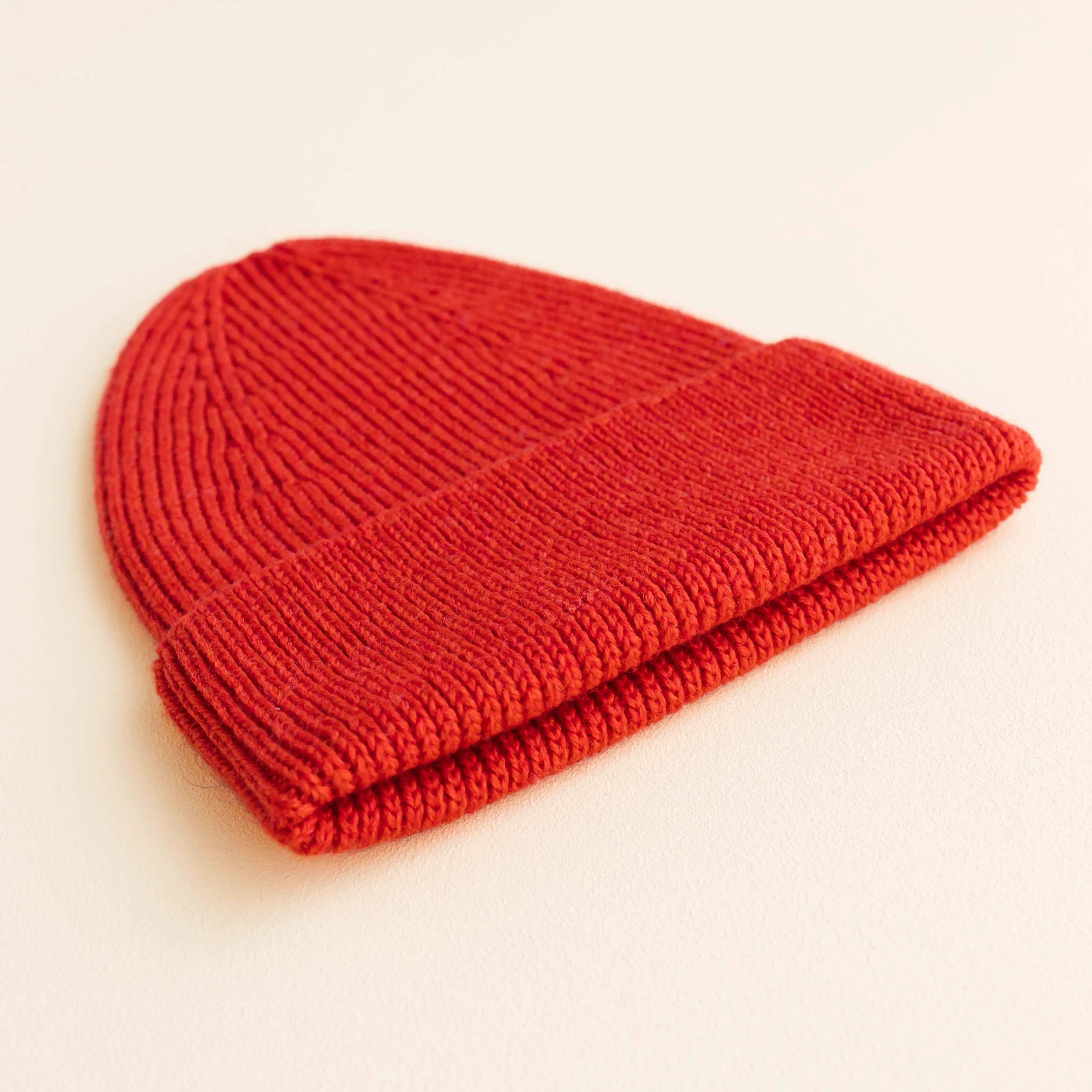 Fonzie Merino Wool Beanie (Red)
