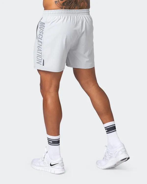 Function 4" Shorts - Quiet Grey