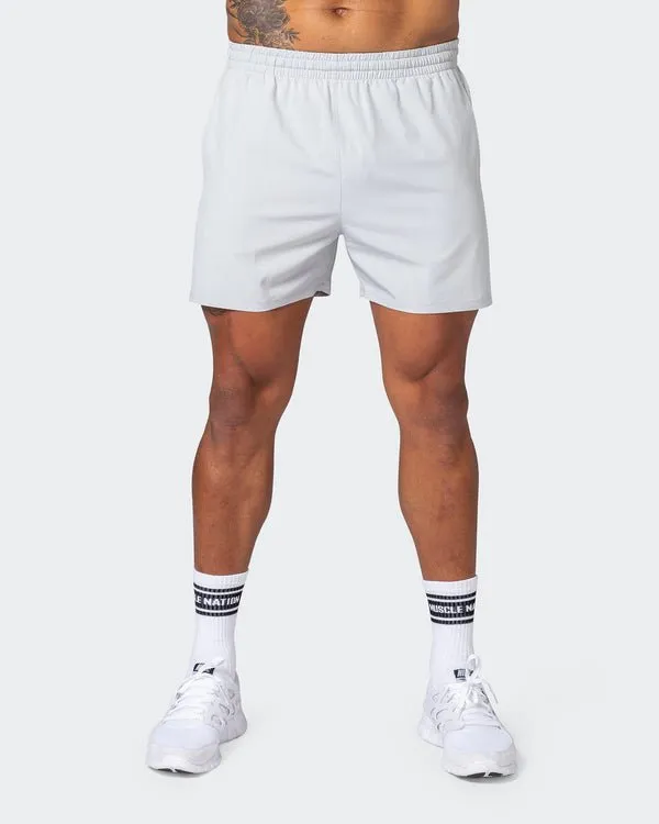 Function 4" Shorts - Quiet Grey