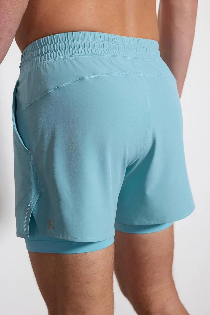 Glide Run Short - Reef Waters
