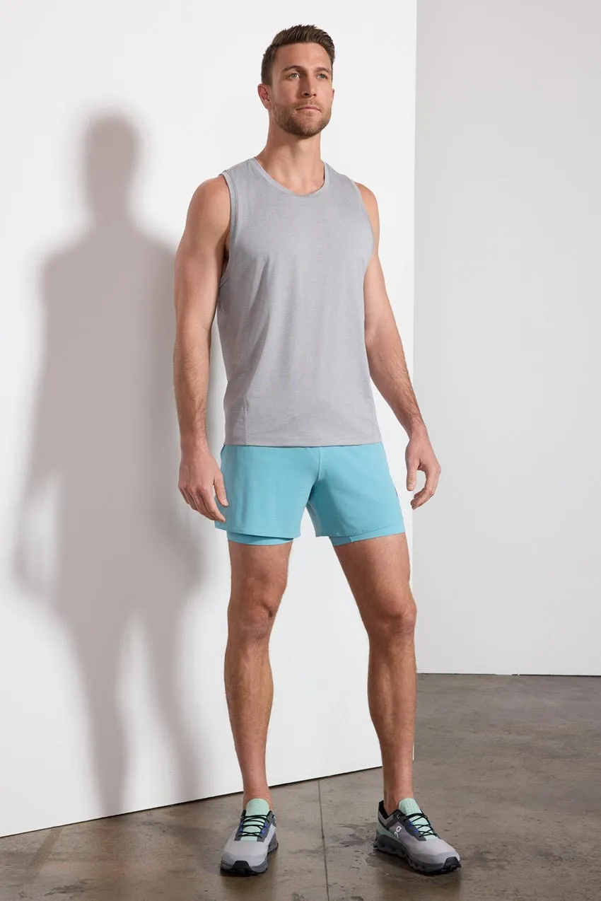 Glide Run Short - Reef Waters