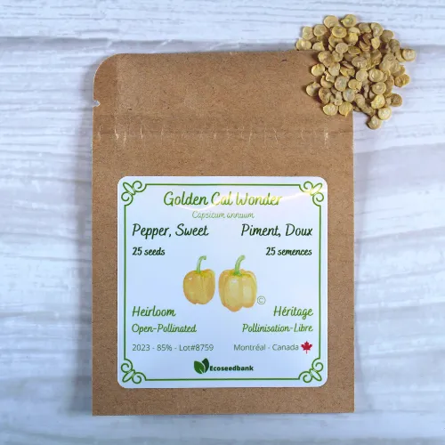 Golden Cal Wonder Pepper Seeds