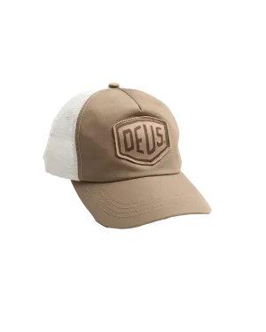 Gorra Trucker Woven Shield Tan