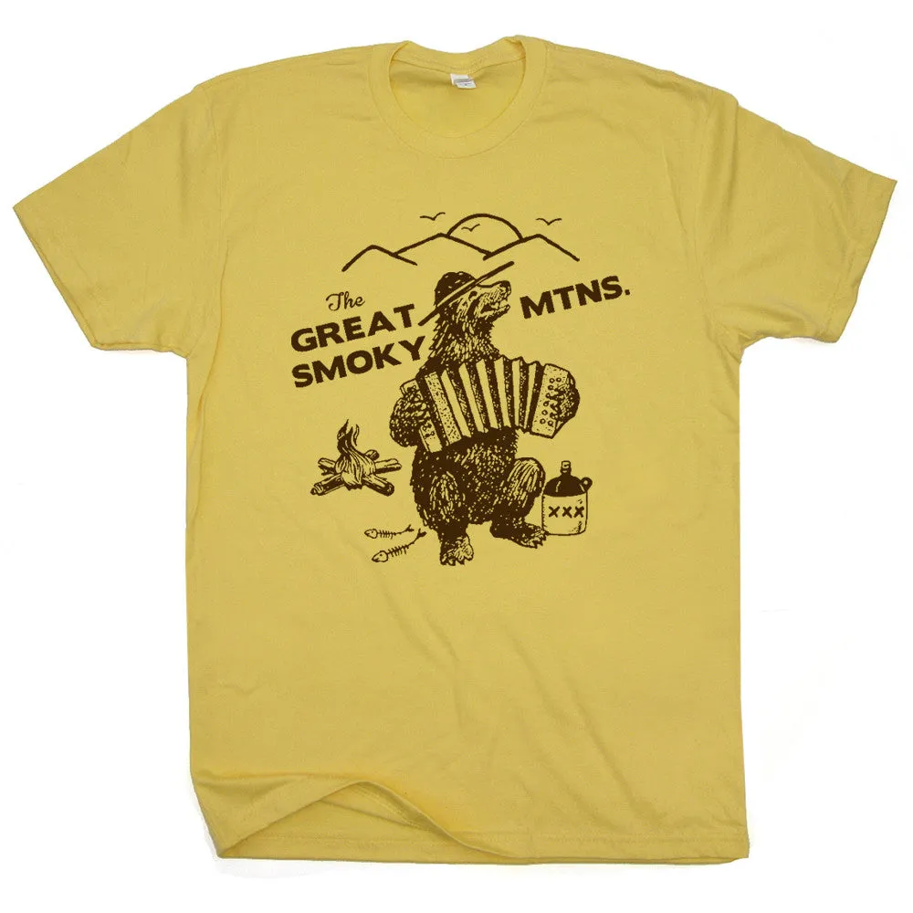 Great Smoky Mountains T Shirt National Park Shirt Smokey The Bear Shirt