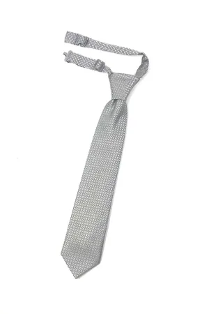 Grey Regal Kids Necktie
