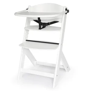 Grow-with-Me Modern Eco-Wooden Highchair & Tray | Height Adjustable | Desk Chair | White  | 6m - 10 years