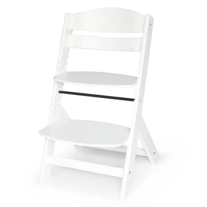 Grow-with-Me Modern Eco-Wooden Highchair & Tray | Height Adjustable | Desk Chair | White  | 6m - 10 years