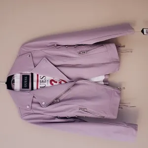 GUESS Purple Moto Jacket