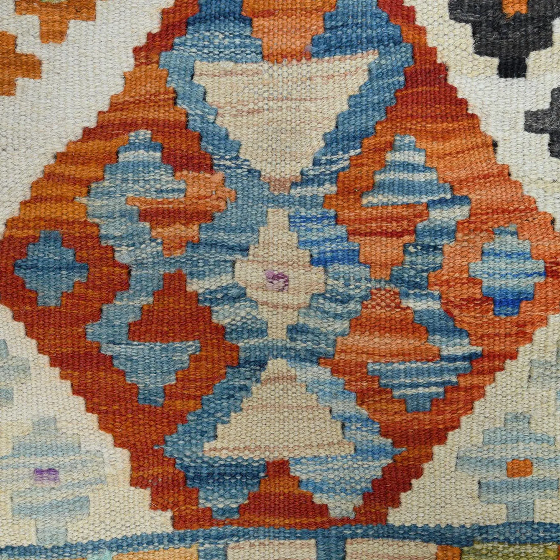 Hand-Woven Flatweave Tribal Kilim Handmade Wool Rug (Size 2.9 X 4.1) Cwral-9030