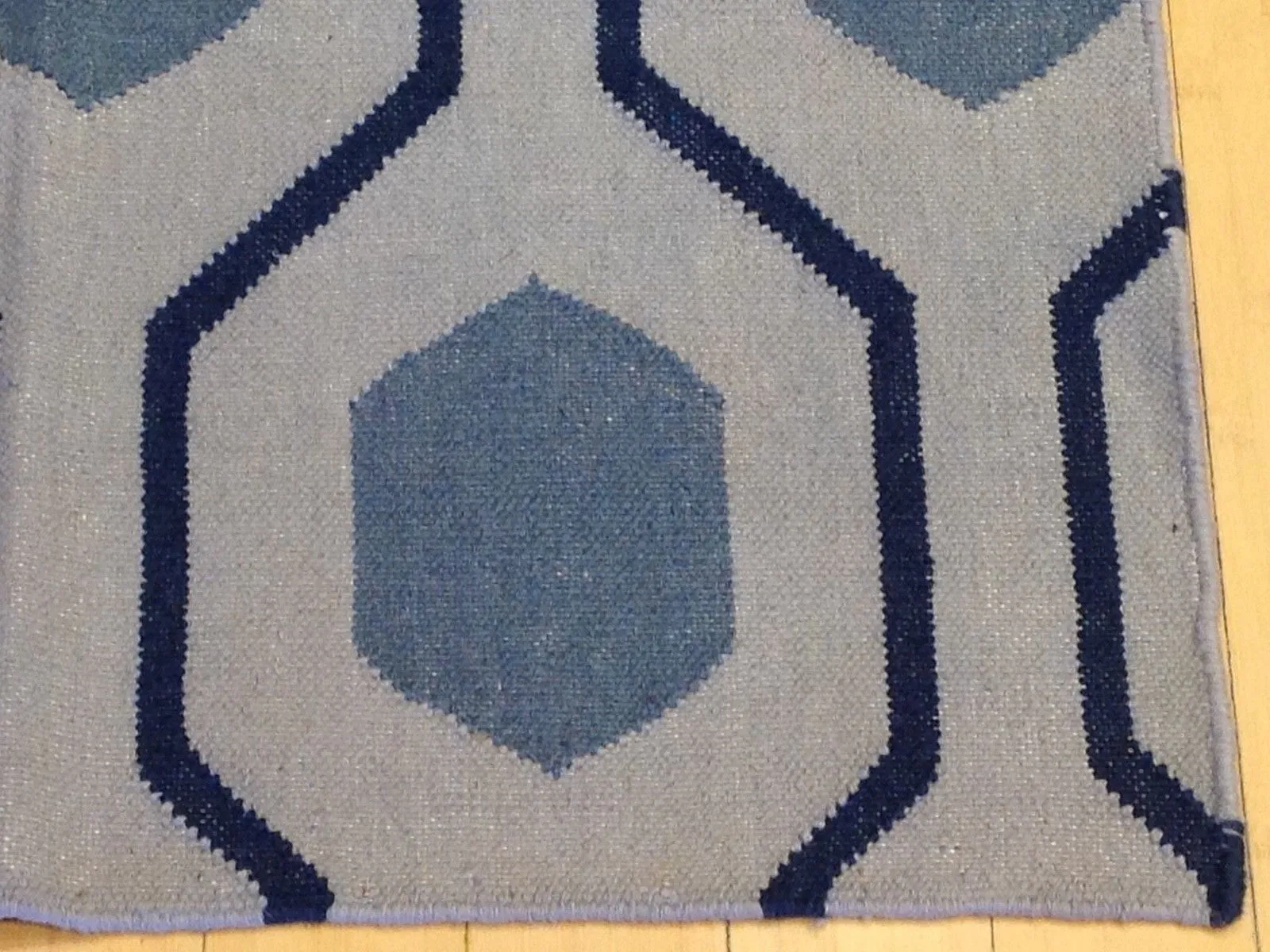 Hand-Woven Modern Dhurrie Reversible Kilim Handmade Wool Rug (Size 3.0 X 5.0) Brral-5184