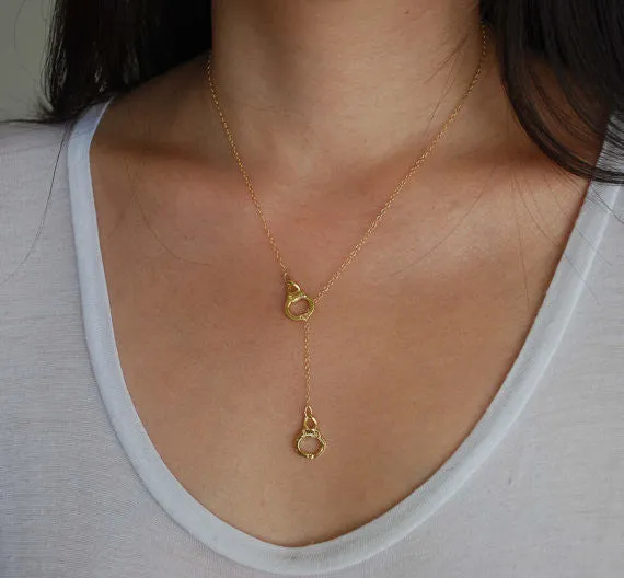 Handcuff Lariat Necklace