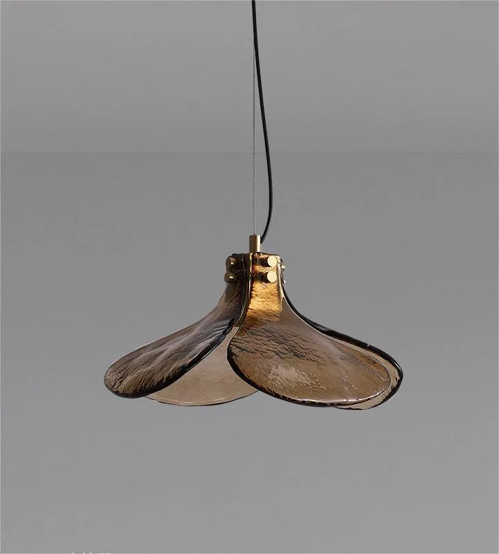 Handmade Glass Clover Pendant Lamp