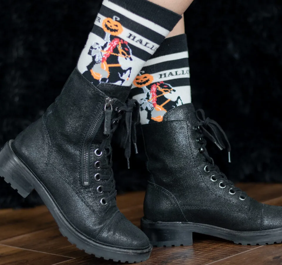 Headless Horseman Halloween Socks (One Size)