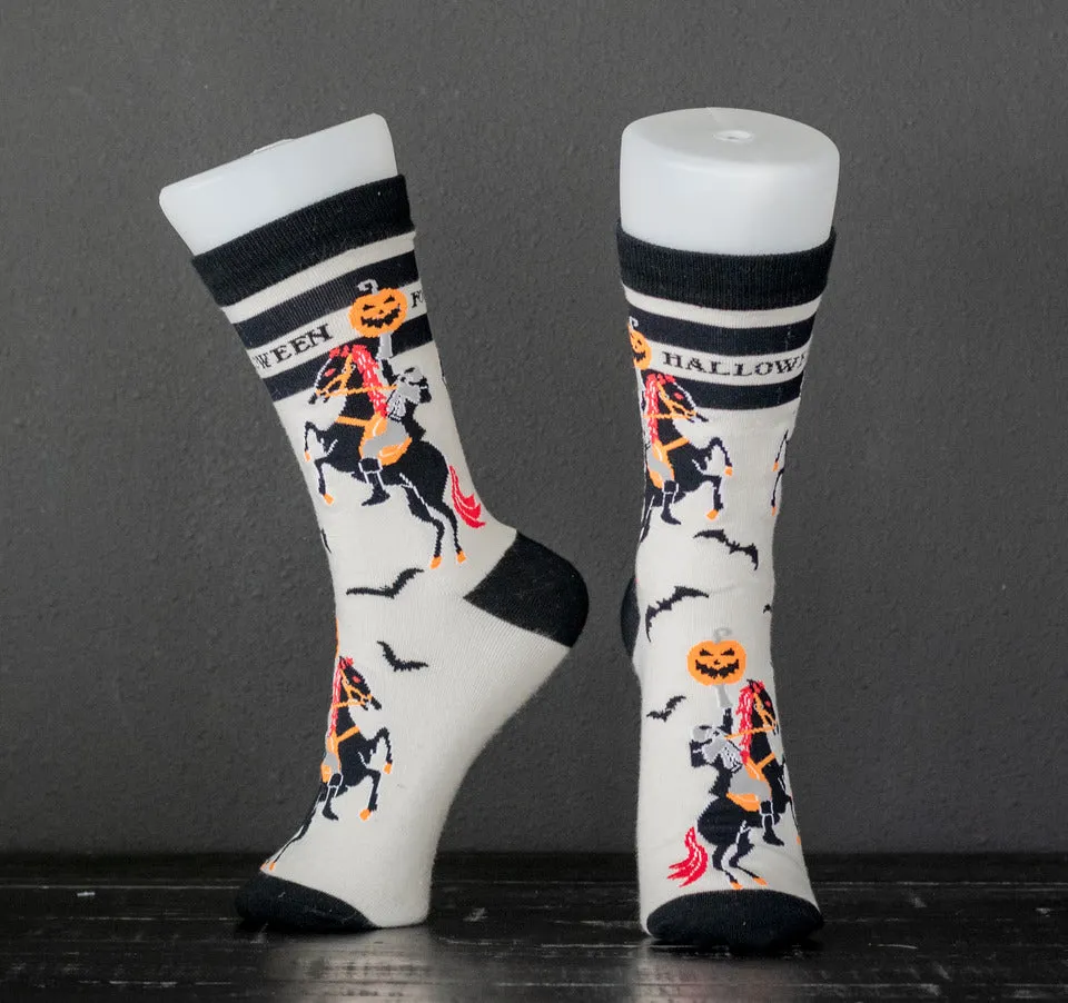 Headless Horseman Halloween Socks (One Size)