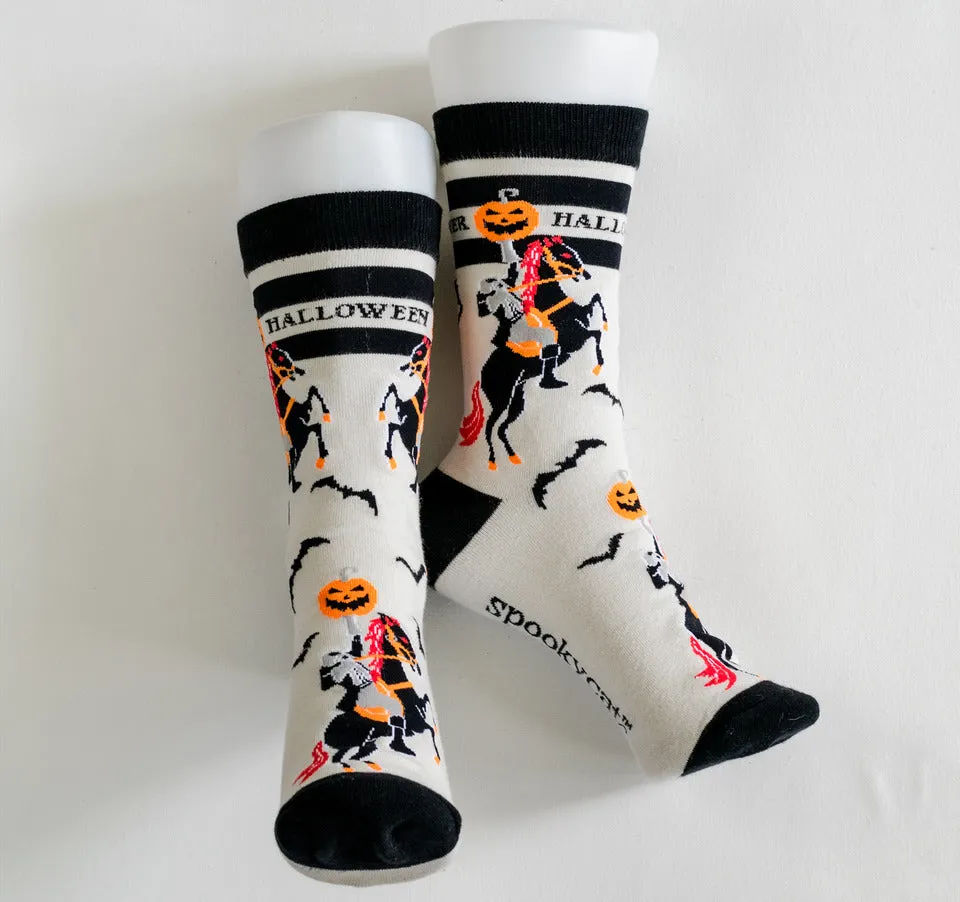 Headless Horseman Halloween Socks (One Size)