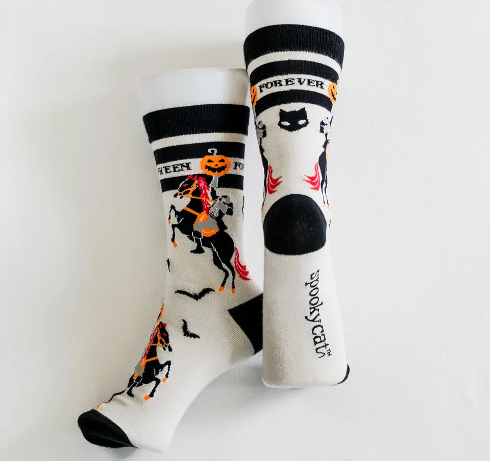 Headless Horseman Halloween Socks (One Size)