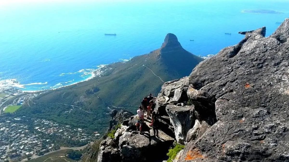 Hiking Table Mountain, Cape Town, South Africa