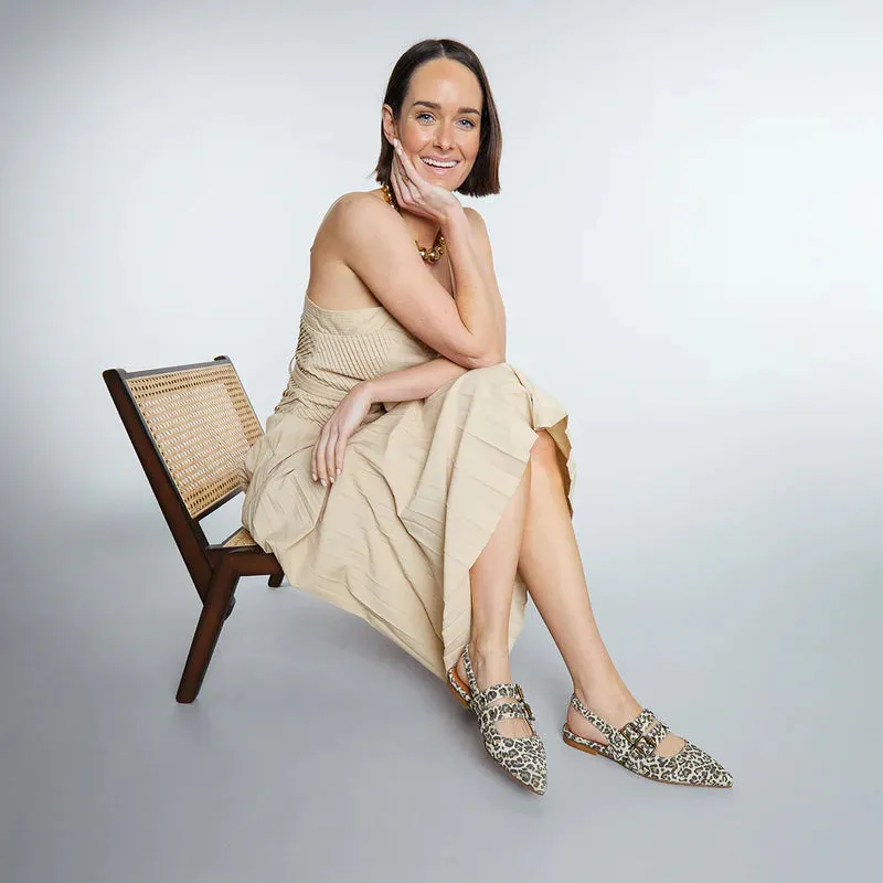 Hope Pointy Sling Back - Light Leopard