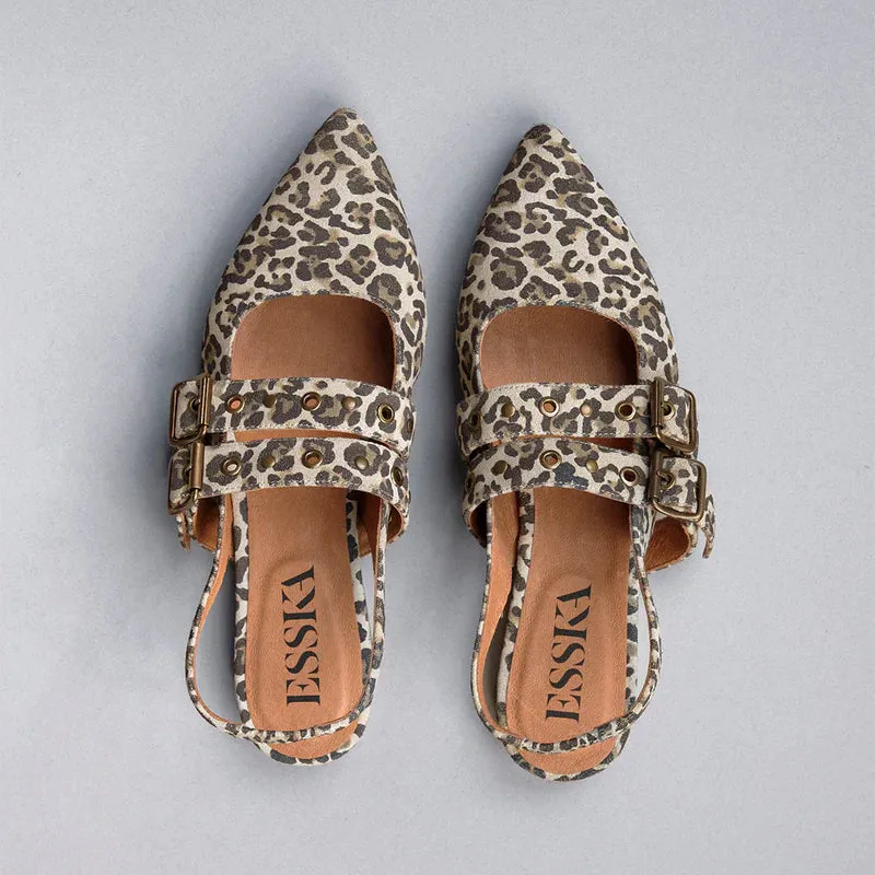 Hope Pointy Sling Back - Light Leopard