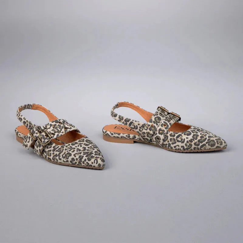 Hope Pointy Sling Back - Light Leopard