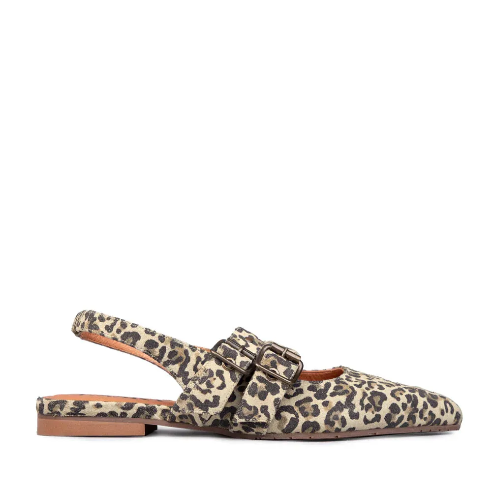 Hope Pointy Sling Back - Light Leopard