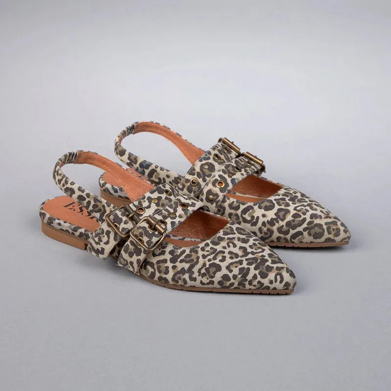 Hope Pointy Sling Back - Light Leopard