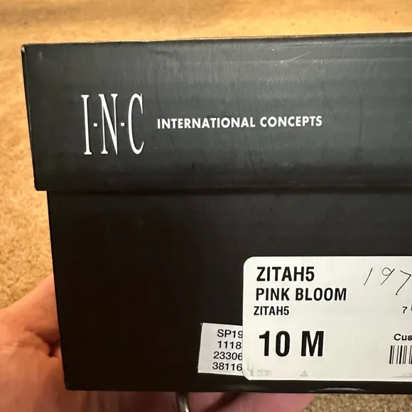 INC women’s pink pumps heels Sz 10 New in box