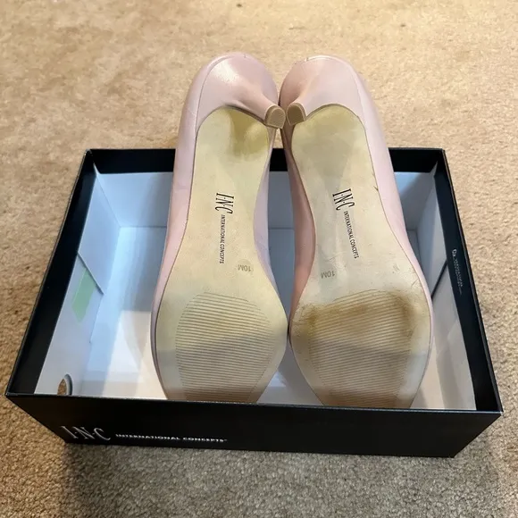 INC women’s pink pumps heels Sz 10 New in box