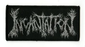 INCANTATION - Silver Logo [Woven Patch]