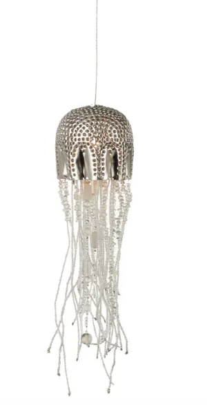 Jellyfish Single Nickel 1-Light Pendant