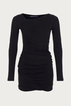 JERSEY RUCHED DRESS