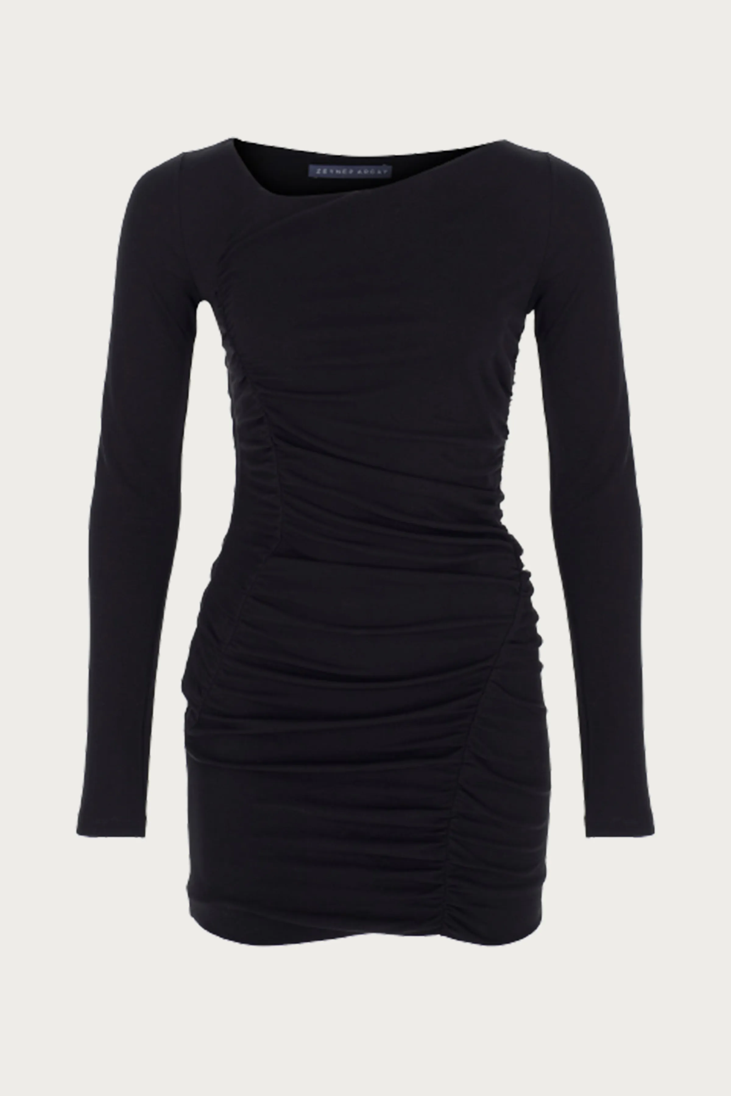 JERSEY RUCHED DRESS
